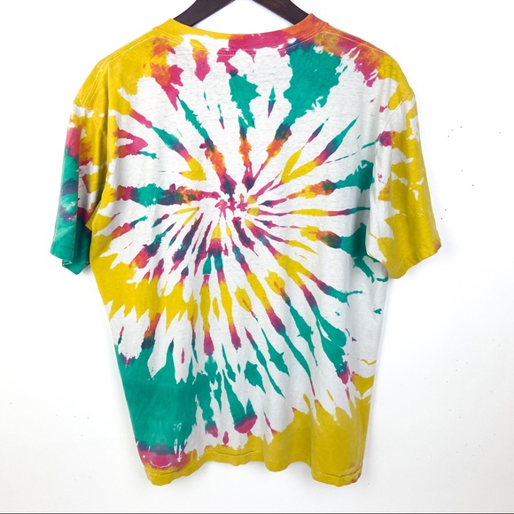 1990s Tye Dye Bob Marley Vintage Shirt - Picture 2 of 5
